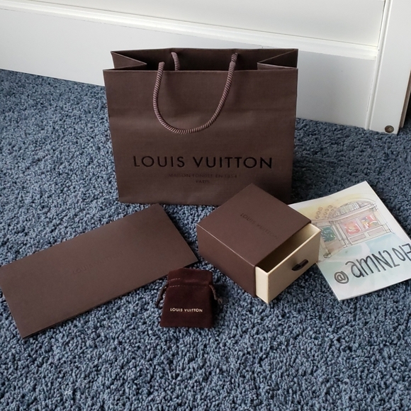 Authentic Louis Vuitton Gift Box, Dustbag Cover, and Shopping Bag